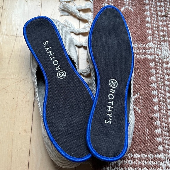 Like New Rothy's The Flat in Flax Birdseye, Size 11 Slip On Ballet Flats Shoes - Picture 8 of 8